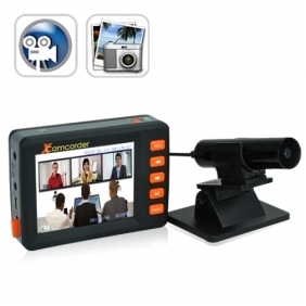 Spy 2.5 Inch Motion Activated Mini DVR Video Audio Recording System  Camcorder with Separate Camera Kit